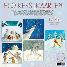 Eco Kerstkaarten Zintenz, set van 5 kaarten KKS7