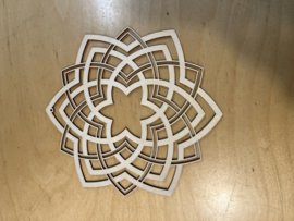 Mandala Swirling Lotus (ø22cm)