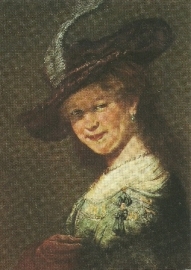 Saskia van Uijlenburgh als jong meisje, Rembrandt