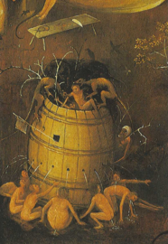 Het laatste oordeel (detail), Jheronimus Bosch
