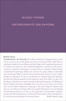 Grundelemente der Esoterik GA 93a / Rudolf Steiner