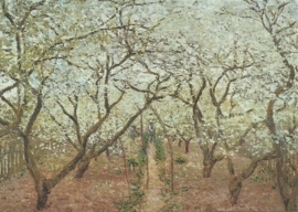 De boomgaard, Claude Monet