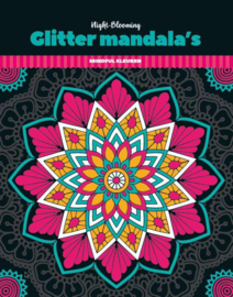 Glitterkleurboek Mandala - Night Blooming