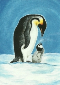 Pinguin met jong, Heike Stinner