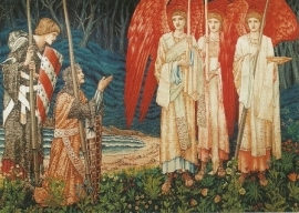 Het verkrijgen van de heilige graal, Edward Burne-Jones