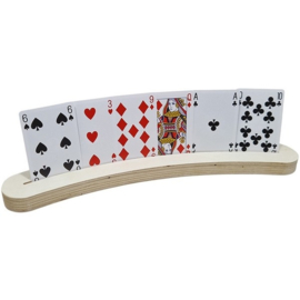 Kaartenhouder gebogen klein multiplex 35 cm