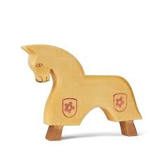 Toernooi paard geel