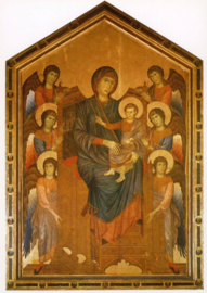 Tronende moedergod, Cimabue