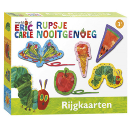 Rijgkaarten Rupsje nooitgenoeg (3+)