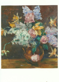 Stilleven met Rozen, seringen en narcissen, Lovis Corinth