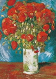 Vaas met rode papavers, Vincent van Gogh