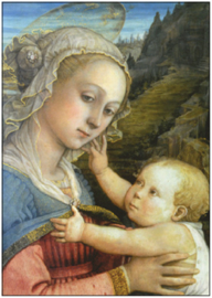 Madonna en kind, Filippino Lippi