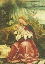 Madonna met kind, Matthias Grünewald