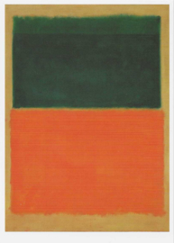 Groen en mandarijn op rood, Mark Rothko