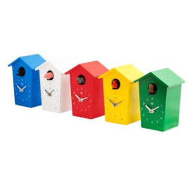 KooKoo wekker met vogelgeluiden rood