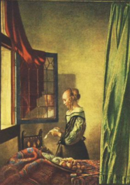 Brieflezend meisje, Johannes Vermeer