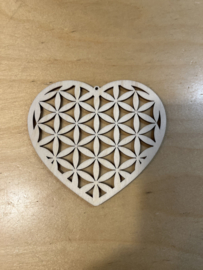 Mandala Flower of Love Heart (ø10,5cm)