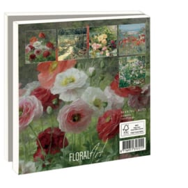 Kaartenmapje met enveloppen, Floral Art