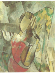 Vrouw met mandoline, Pablo Picasso