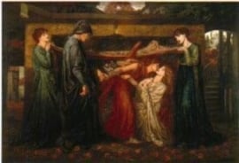 Dante's droom, Dante Gabriel Rossetti