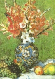 Grote vaas met gladiolen, Pierre-Auguste Renoir