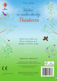 Huisdieren / Sticker- en aankleedboekje / Usborn