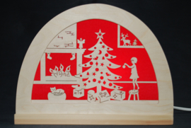 Silhouet De Noest Kerstfeest