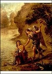 Tobias en de engel, Eugène Delacroix