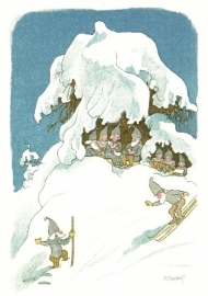 Dwergen in de winter, Ernst Kreidolf