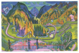 Sertigdal in de herfst, Ernst Ludwig Kirchner
