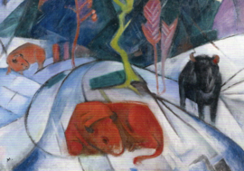 Bizon in de winter, Franz Marc