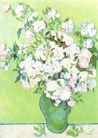 Witte rozen, detail, Vincent van Gogh