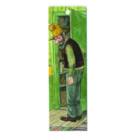 Boekenlegger Pettson bij deur