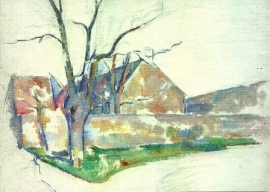 Winterlandschap, Paul Cézanne