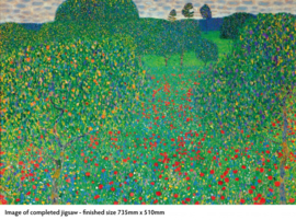 Puzzel 1000 stukjes Flametree, Poppy Field