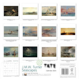 Turner,  Seascapes, Kalender 2025