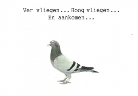 Ver vliegen.....Hoog vliegen....En aankomen