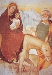 Vlucht naar Egypte, Fresco 16e eeuw