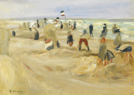 Op het strand van Noordwijk, Max Liebermann