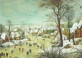 Winterlandschap met schaatsers, Pieter Brueghel de Jongere