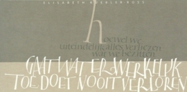 Hoewel we uiteindelijk...., Symposion