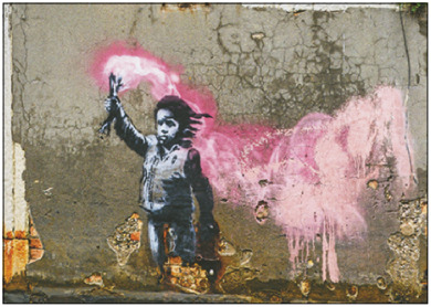 The Migrant Child, Banksy