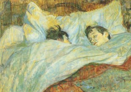 Het bed, Henri de Toulouse-Lautrec