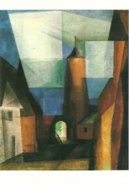 Grützturm in Treptow aan de Rega, Lyonel Feininger