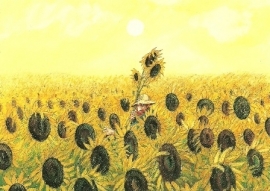 Vincent steelt weer de zonnebloemen, Gerhard Glück