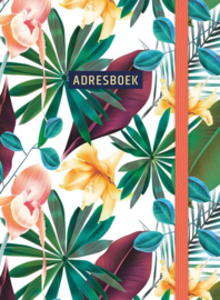 Adresboek klein, tropical