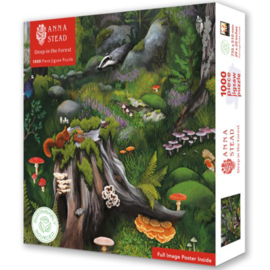 Puzzel 1000 stukjes Flametree, Deep in the forest, Anna Stead