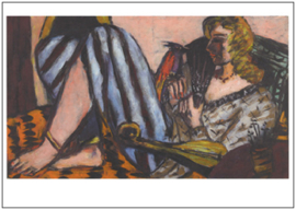 Vrouw met rode haan, Max Beckmann