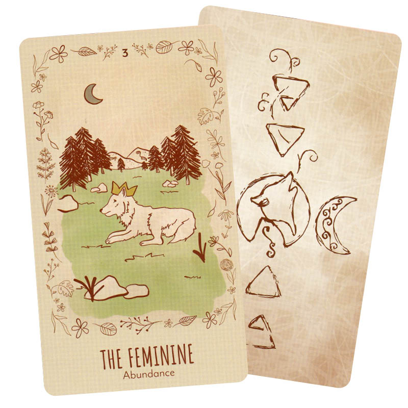 The Wild Wolf Tarot / Briona Jolie Saas