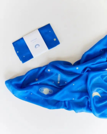 Speeldoek zijde sterren (90x275)